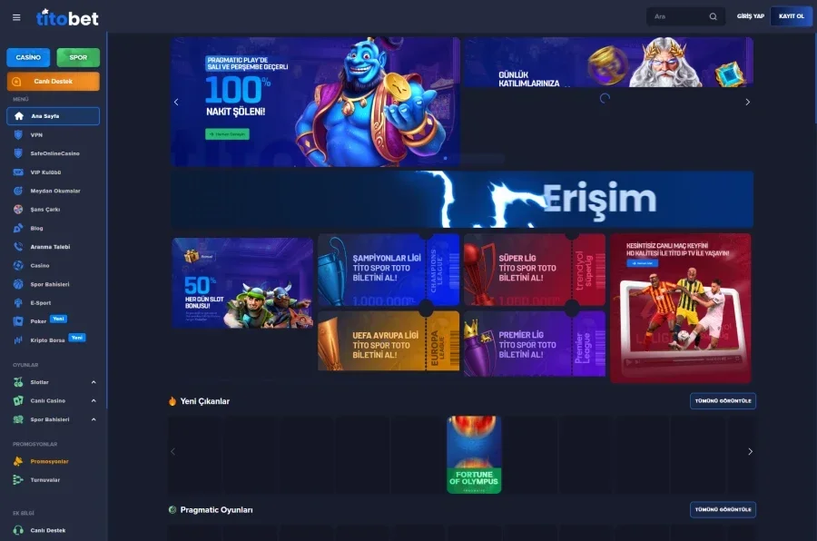 Titobet ekran görüntüsü